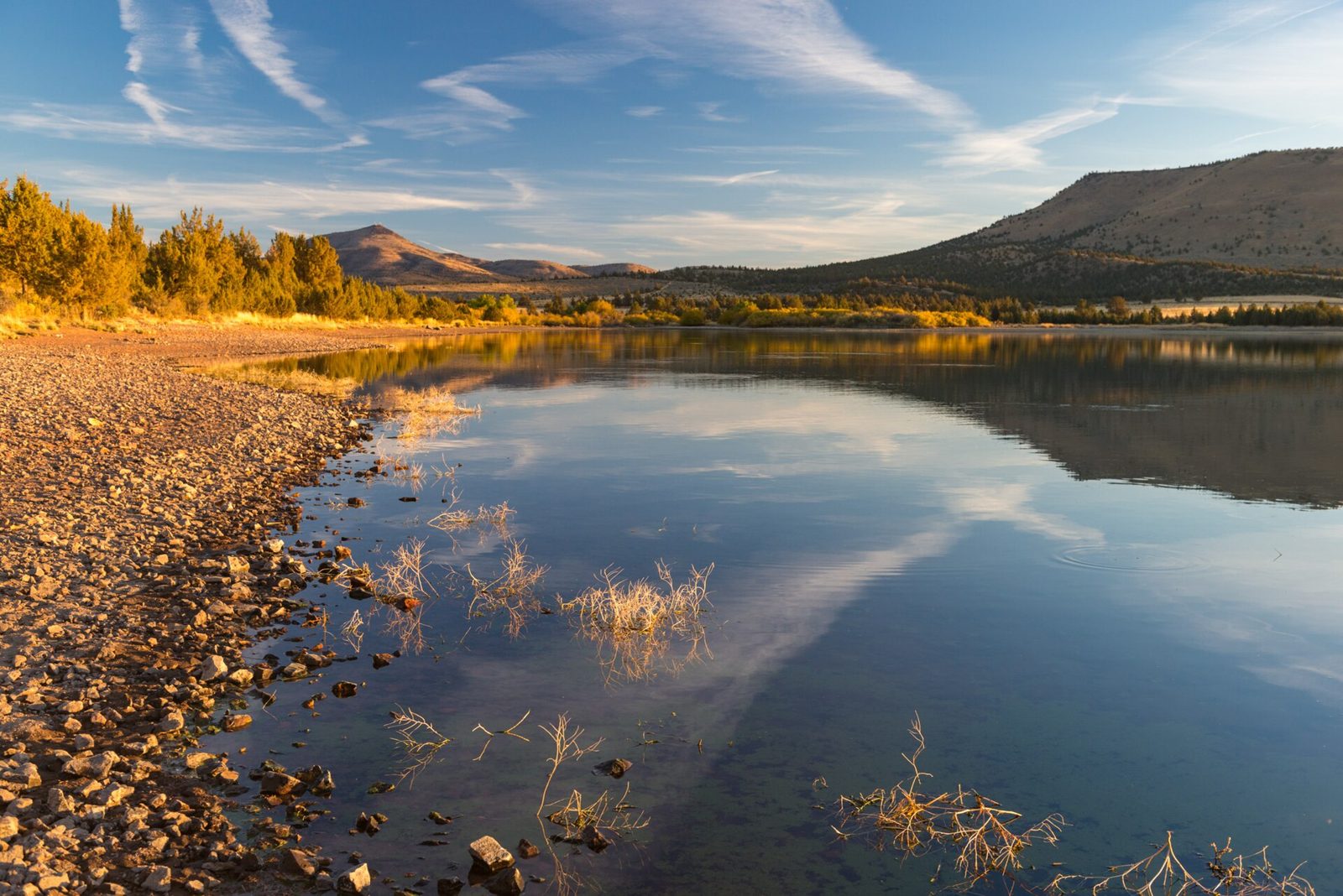 Haystack Reservoir (north shore cliffs)