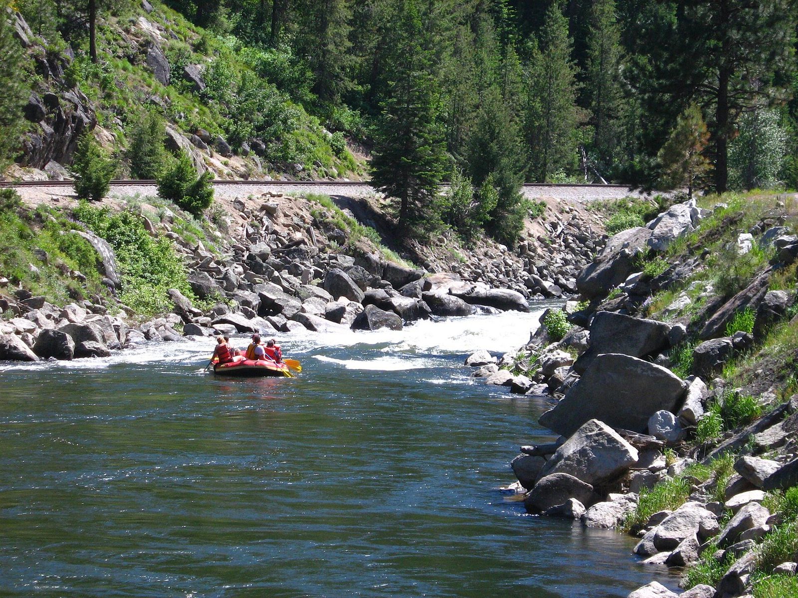 Howard's Plunge cliffs (North Fork Payette, Cabarton)