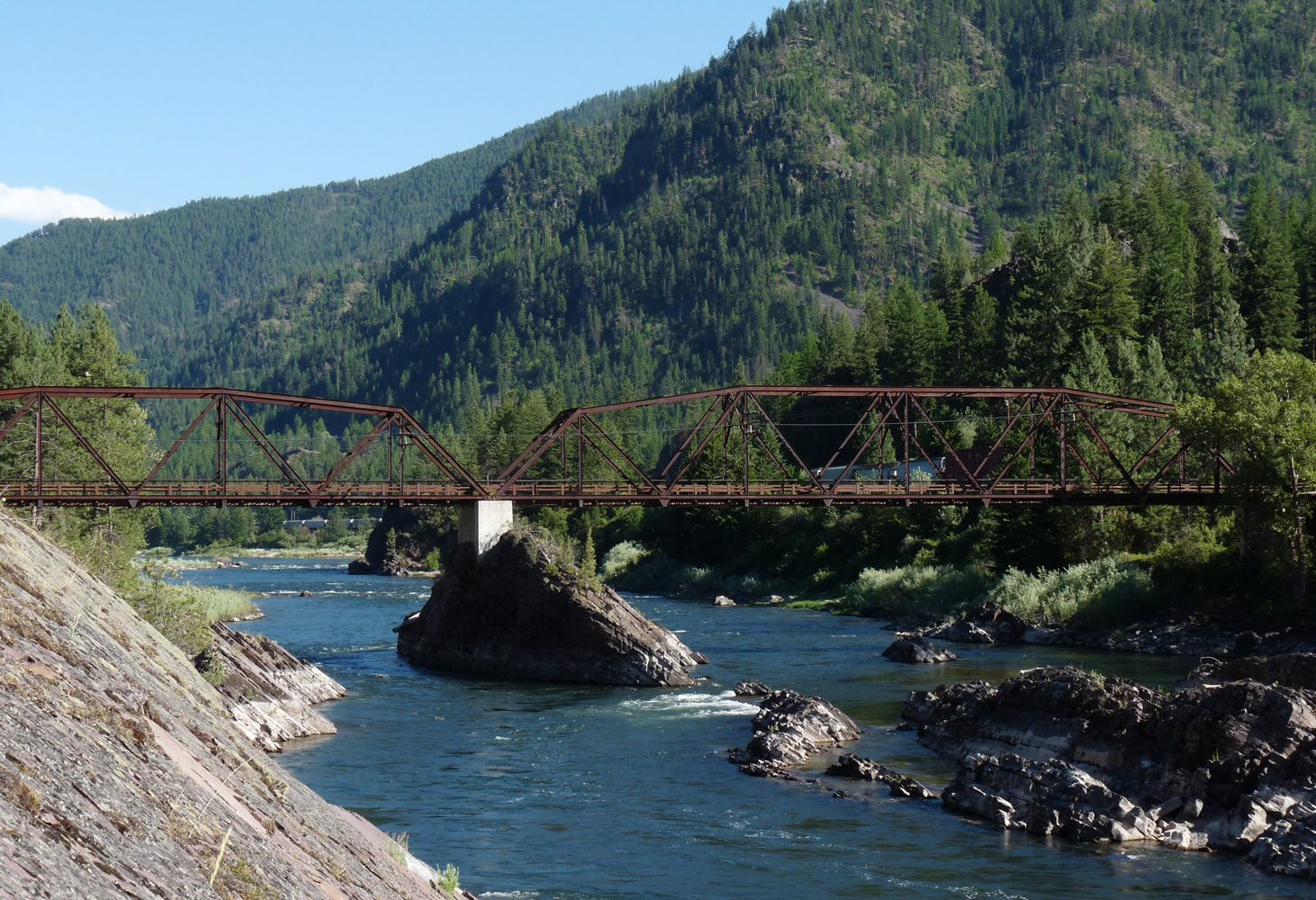 Jump Rock (Alberton Gorge, Clark Fork)