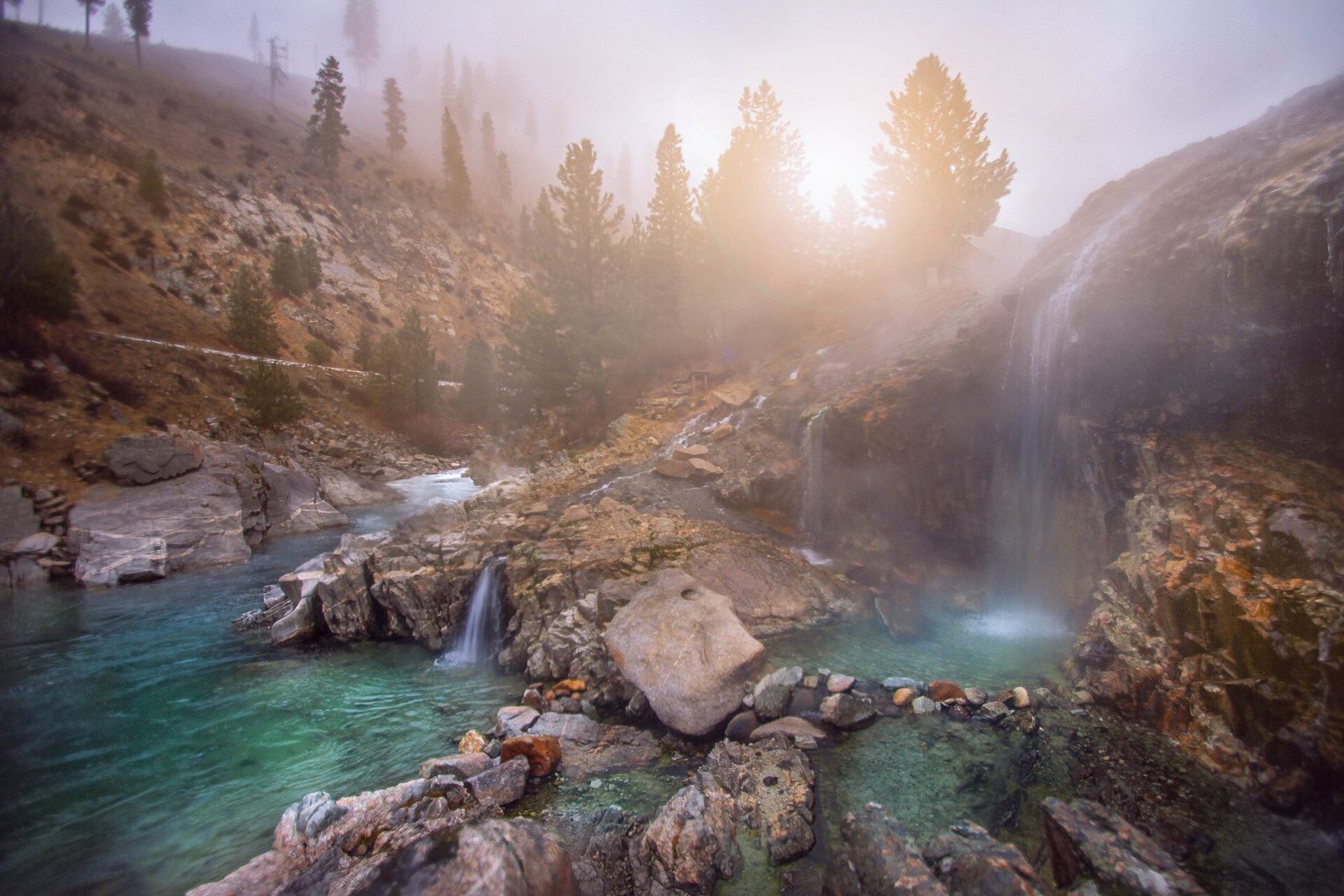 Kirkham Hot Springs jump rock (South Fork Payette)