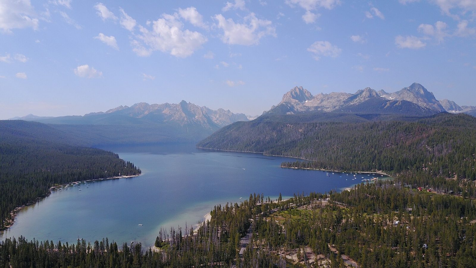 Redfish Lake jump rocks