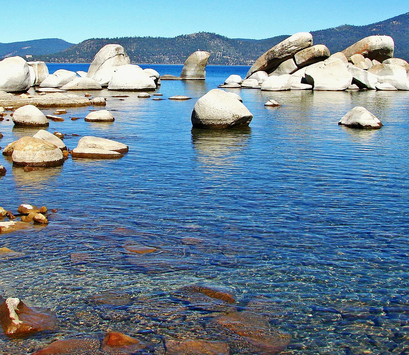 Sand Harbor rocks (Lake Tahoe)